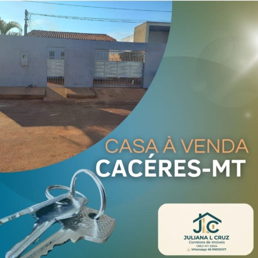 Casa à venda em Cáceres MT