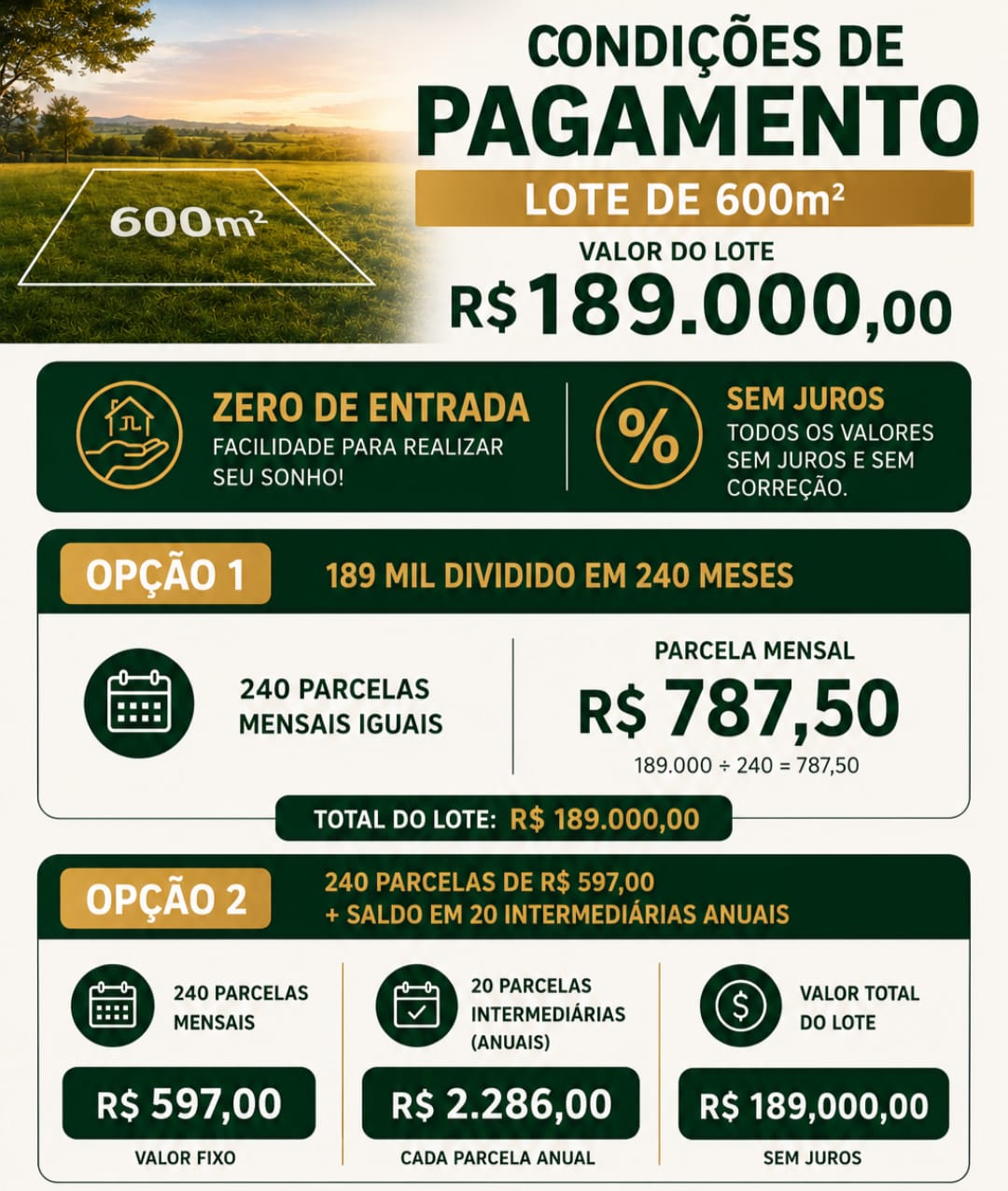 Lote de 600m² à venda com condições facilitadas, Jaciara MT